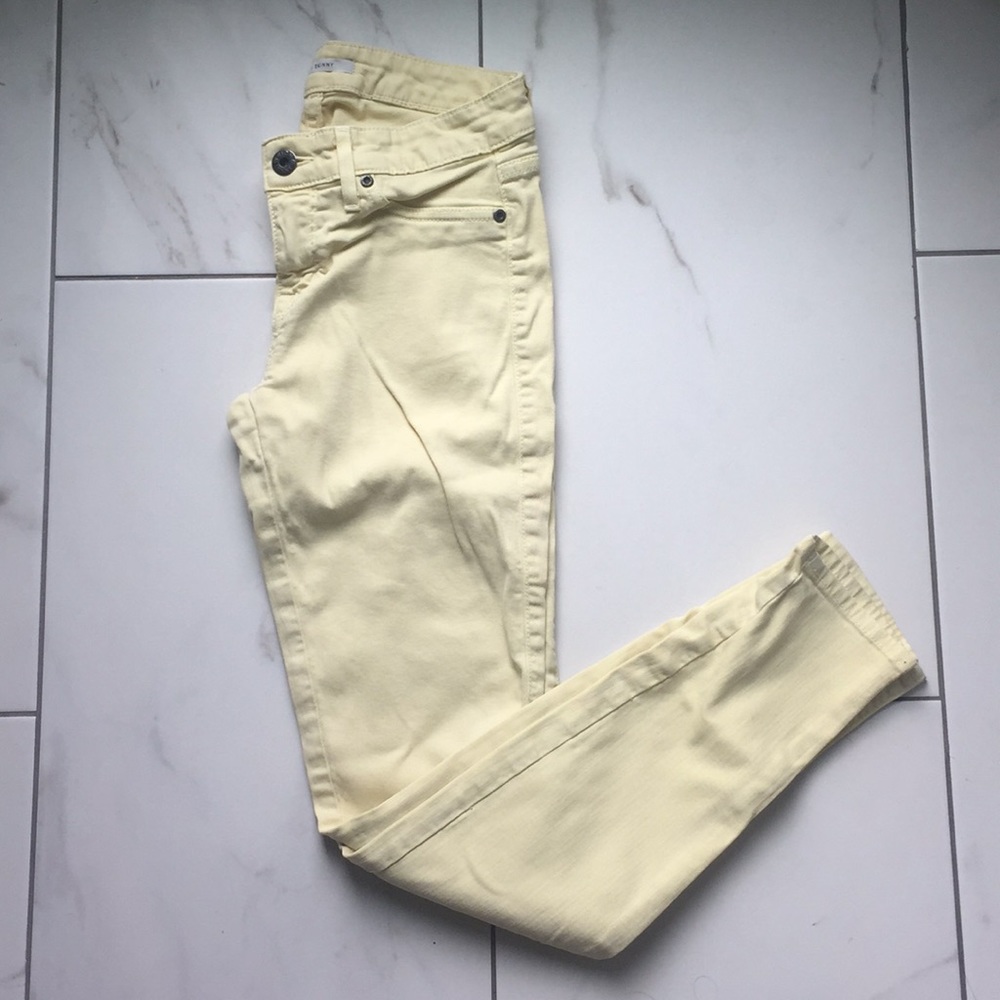 Rich and Skinny pastel yellow skinny jeans